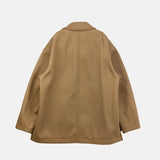 CDG Homme BONDED WOOL JACKET, Camel Brown