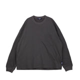 CDG Homme LONG SLEEVE POCKET T-SHIRT, Mocha Brown