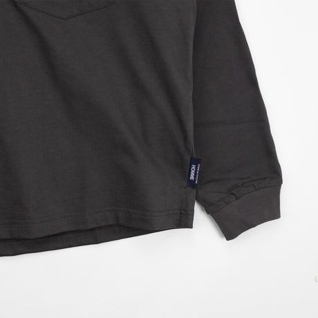 CDG Homme LONG SLEEVE POCKET T-SHIRT, Mocha Brown