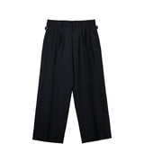 CDG Homme PLEATED WOOL TROUSERS, Black