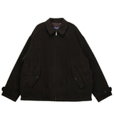 CDG Homme QUILTED ZIP WOOL JACKET, Brown
