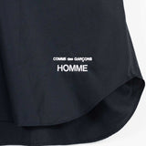 CDG Homme COTTON BROAD S/S SHIRT, Black