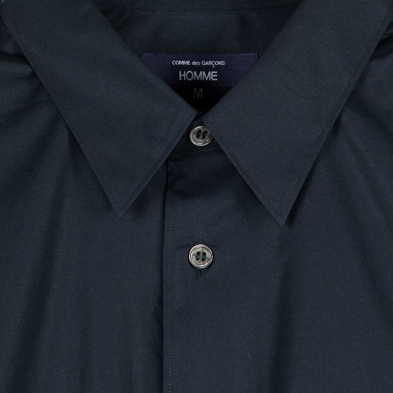 CDG Homme COTTON BROAD S/S SHIRT, Black