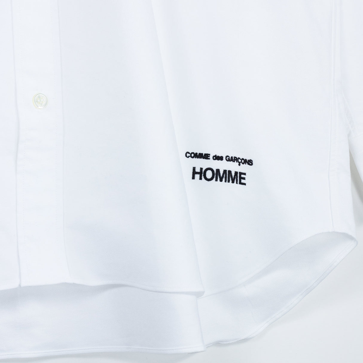 CDG Homme COTTON OXFORD SHIRT, White