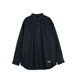CDG Homme COTTON BROAD LS SHIRT, Black