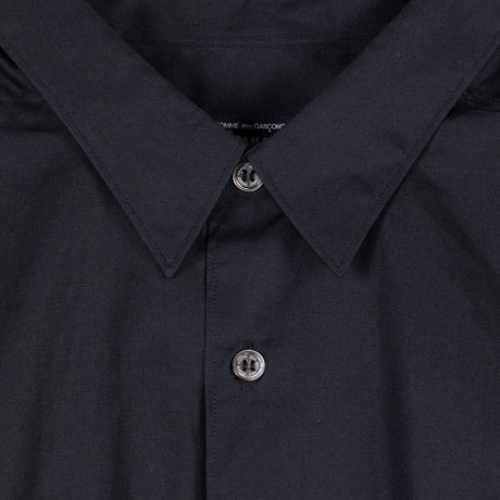CDG Homme COTTON BROAD LS SHIRT, Black