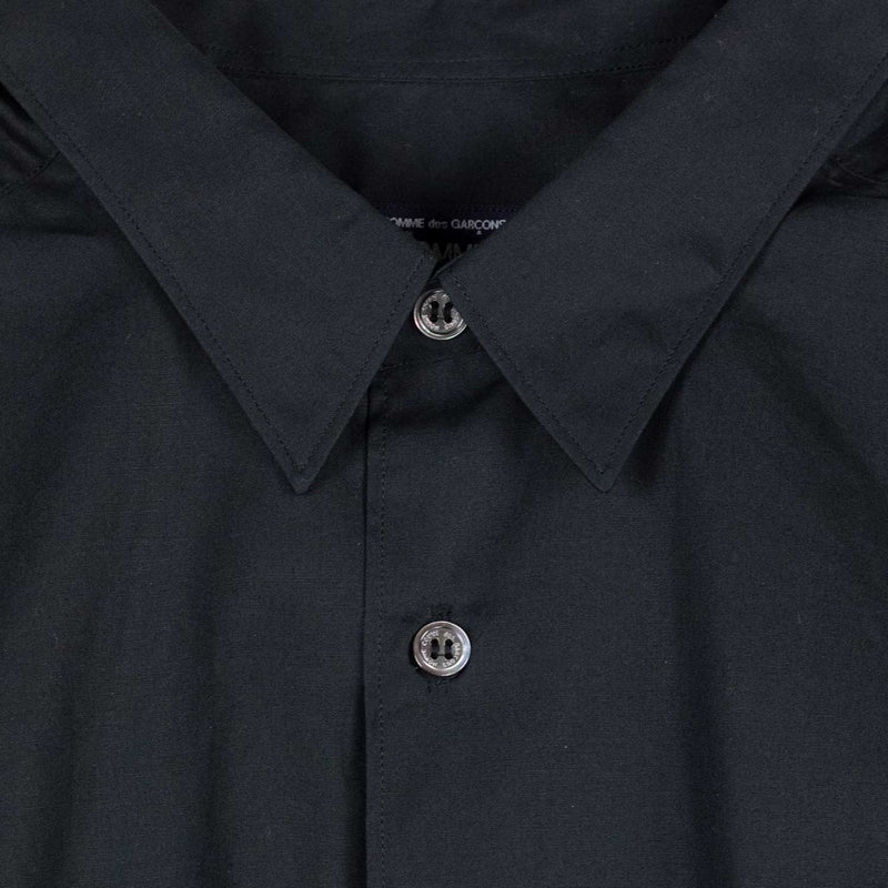 CDG Homme COTTON BROAD LS SHIRT, Black