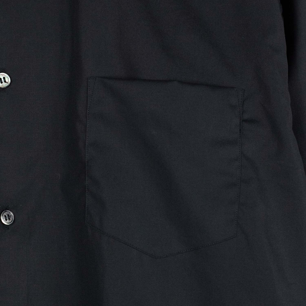 CDG Homme COTTON BROAD LS SHIRT, Black