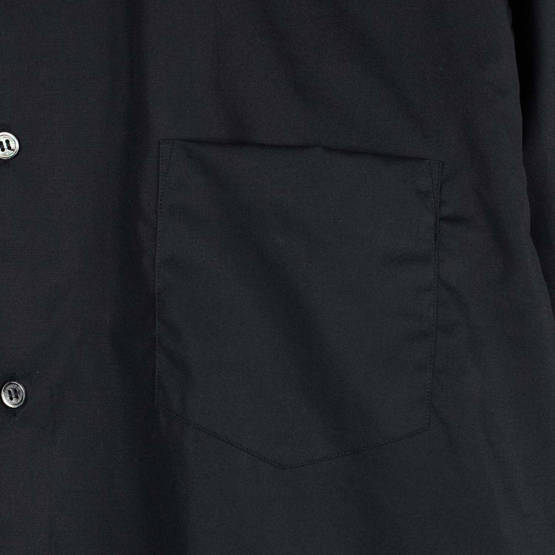 CDG Homme COTTON BROAD LS SHIRT, Black