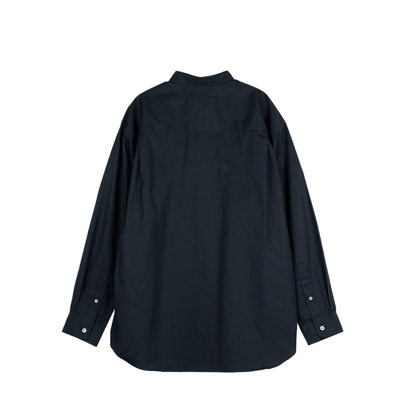 CDG Homme COTTON BROAD LS SHIRT, Black