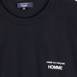 CDG Homme CHEST LOGO T-SHIRT, Black