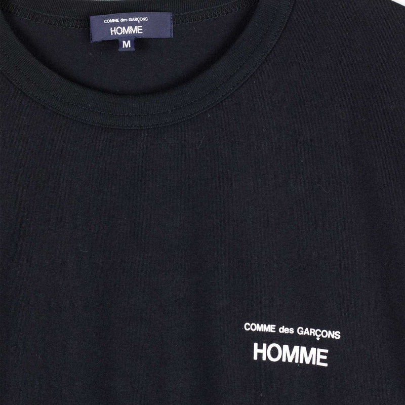 CDG Homme CHEST LOGO T-SHIRT, Black