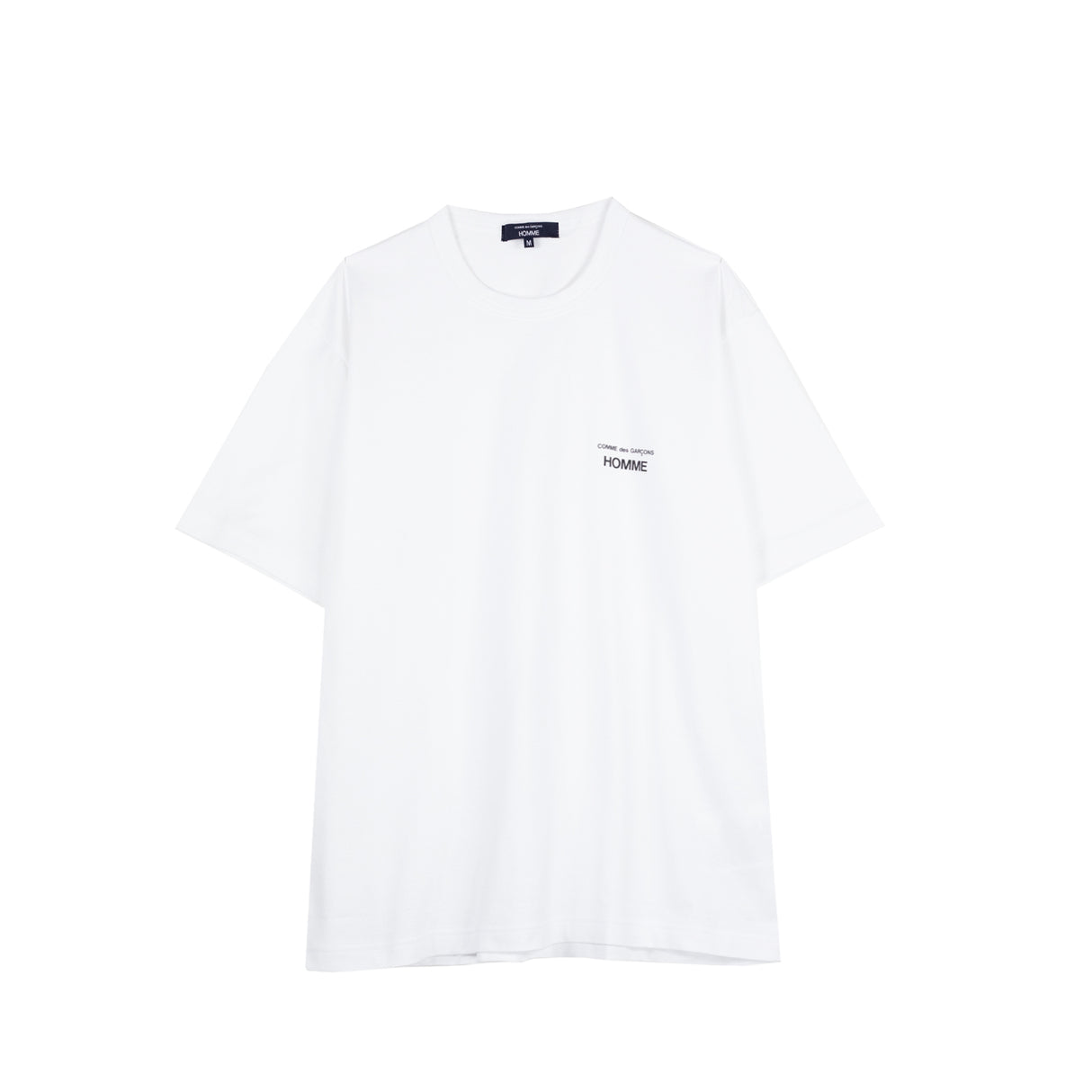 CDG Homme CHEST LOGO T-SHIRT, White
