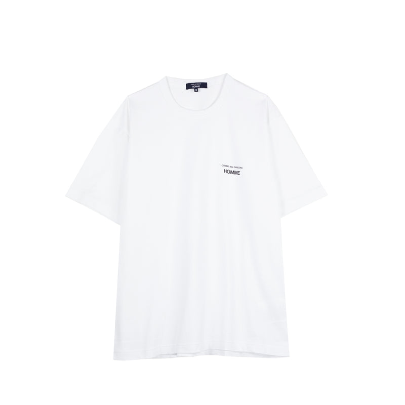 CDG Homme CHEST LOGO T-SHIRT, White