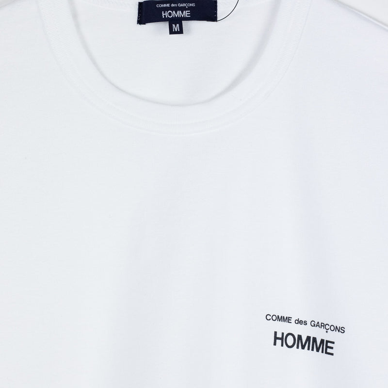 CDG Homme CHEST LOGO T-SHIRT, White