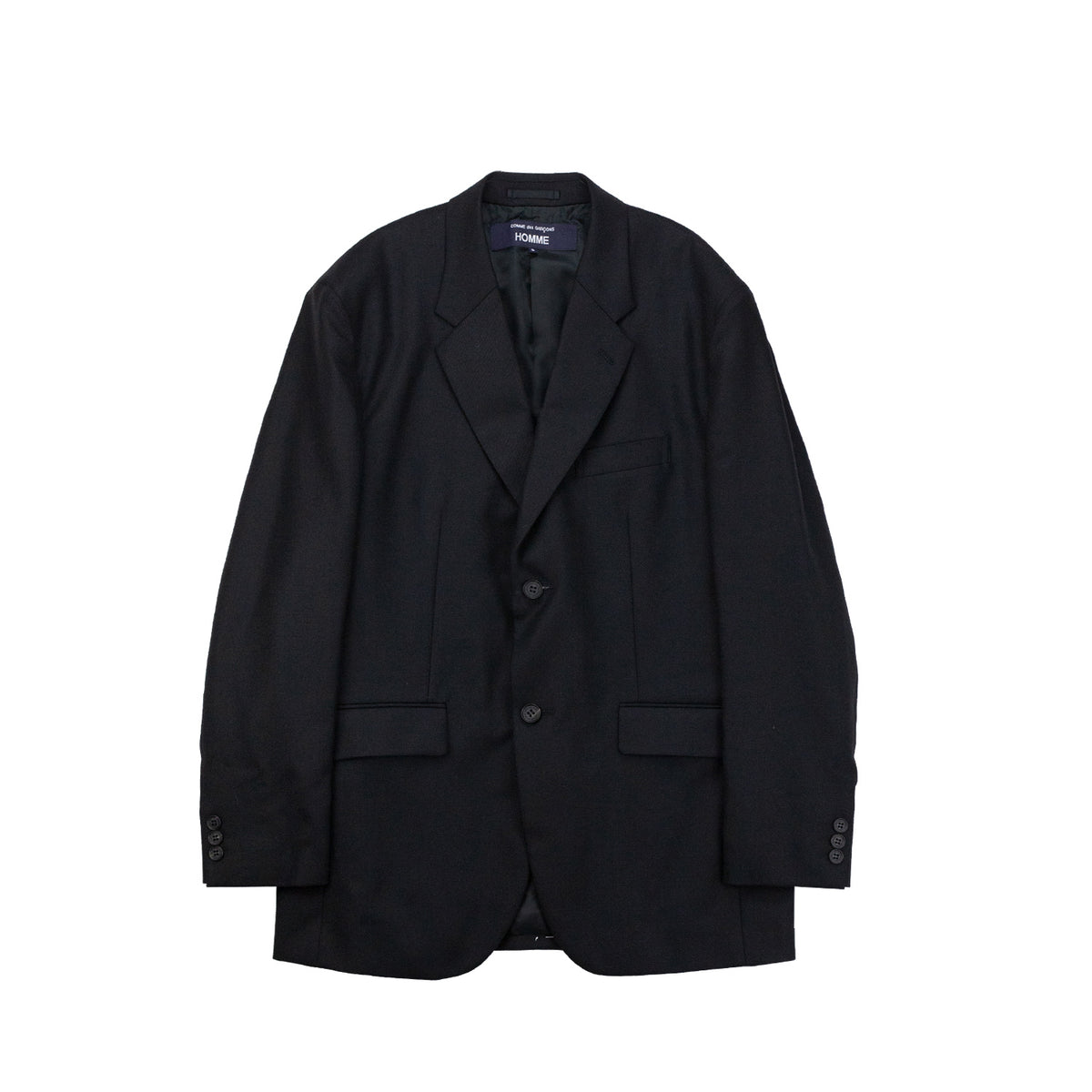 CDG Homme TAILORED WOOL BLAZER, Black