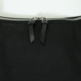 CDG Homme POLYESTER SUEDE BAG, Black