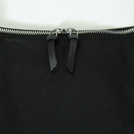 CDG Homme POLYESTER SUEDE BAG, Black