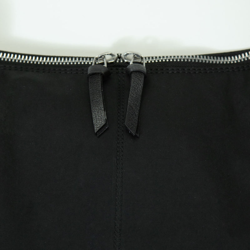 CDG Homme POLYESTER SUEDE BAG, Black