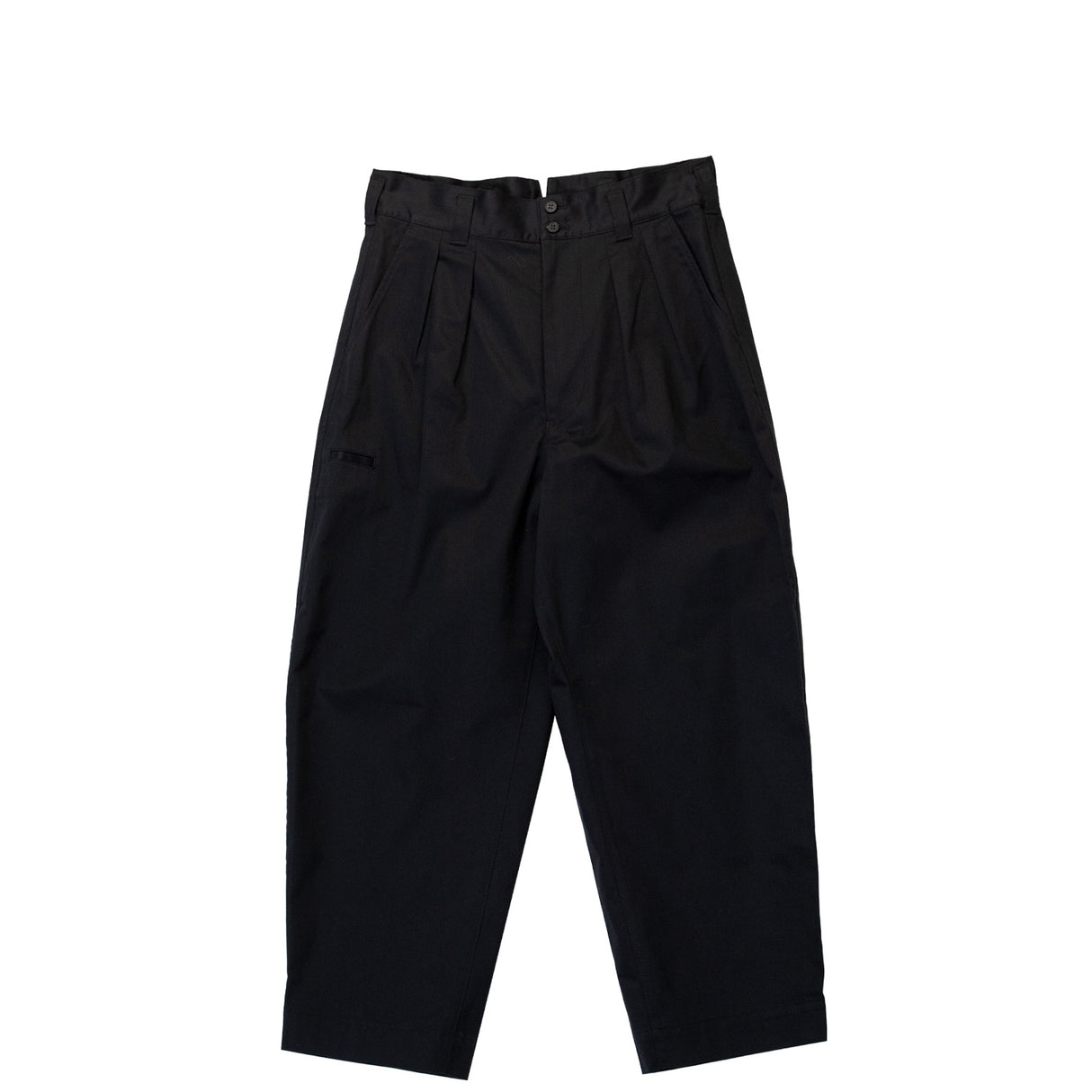 CDG Homme COTTON SATIN TROUSERS, Black