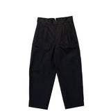 CDG Homme COTTON SATIN TROUSERS, Black