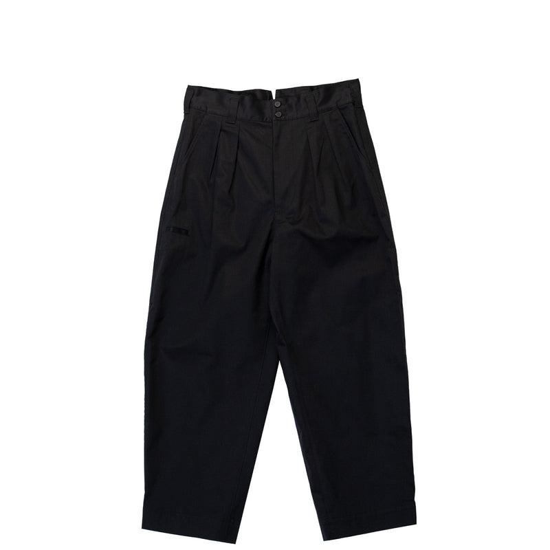 CDG Homme COTTON SATIN TROUSERS, Black