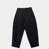 CDG Homme COTTON SATIN TROUSERS, Black