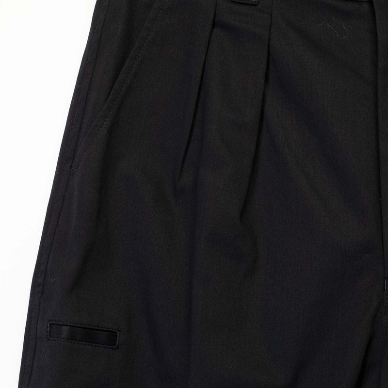 CDG Homme COTTON SATIN TROUSERS, Black