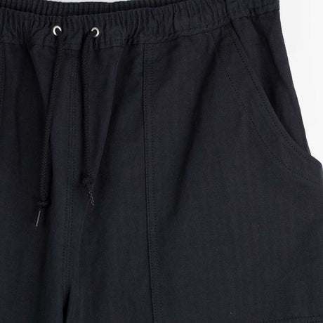 CDG Homme COTTON LINEN HERRINGBONE PANTS, Black