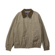 Brown jacket with a brown collar on a white background