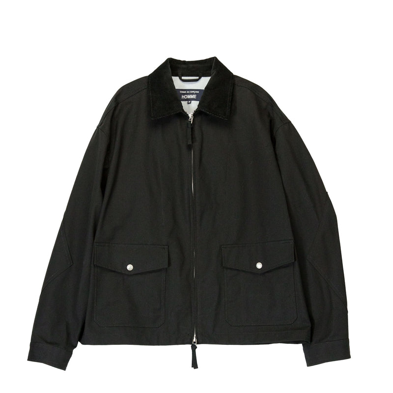 CDG Homme COTTONA NYLON 3L JACKET, Black