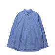 Blue stripe shirt on a white background