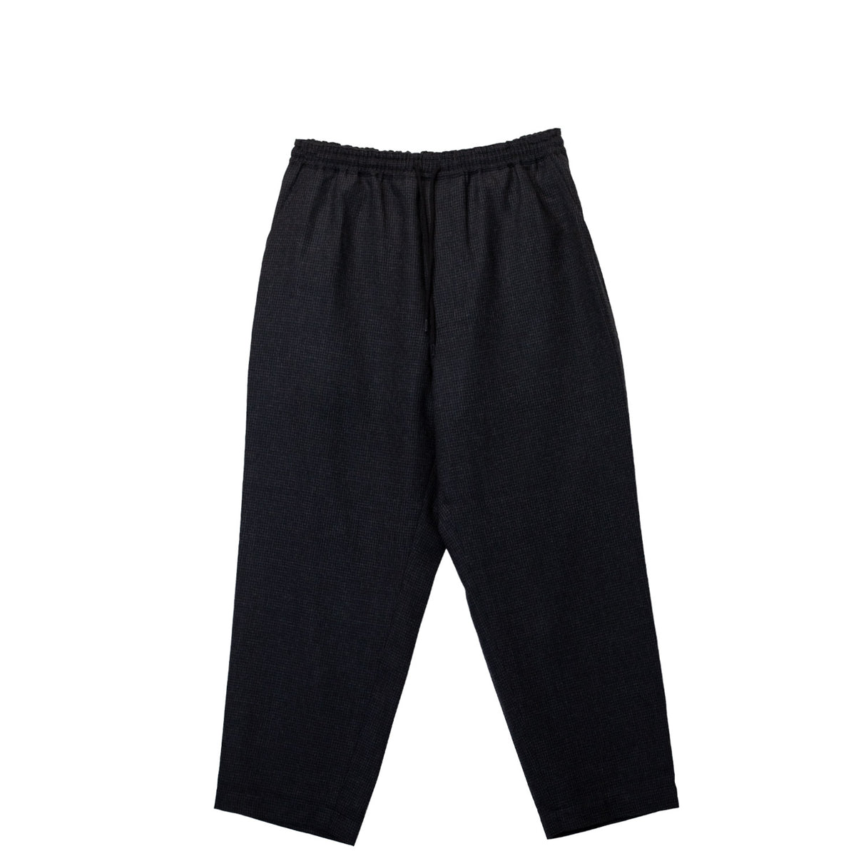 CDG Homme WOOL HOUNDSTOOTH TROUSERS, Charcoal