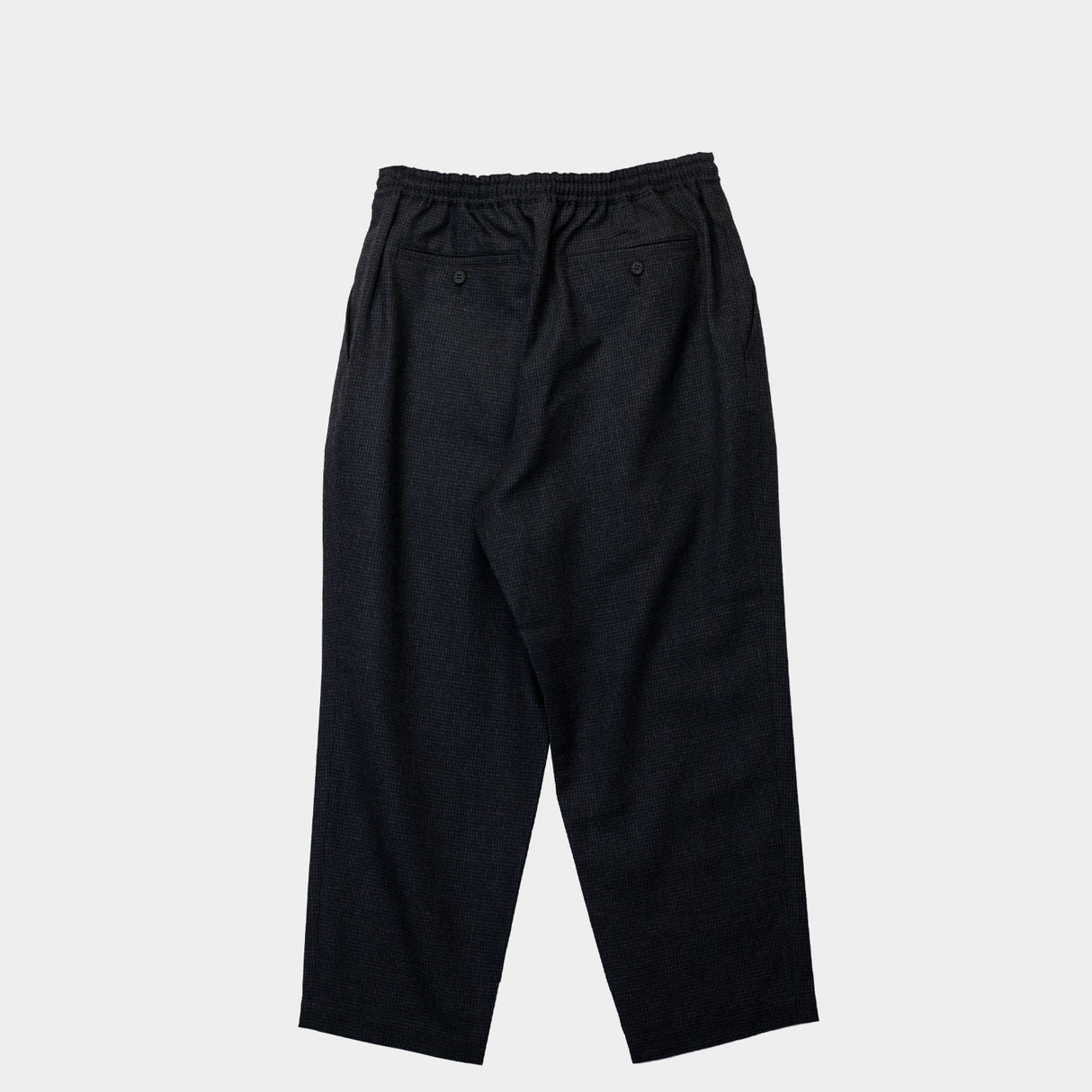 CDG Homme WOOL HOUNDSTOOTH TROUSERS, Charcoal