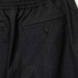 CDG Homme WOOL HOUNDSTOOTH TROUSERS, Charcoal