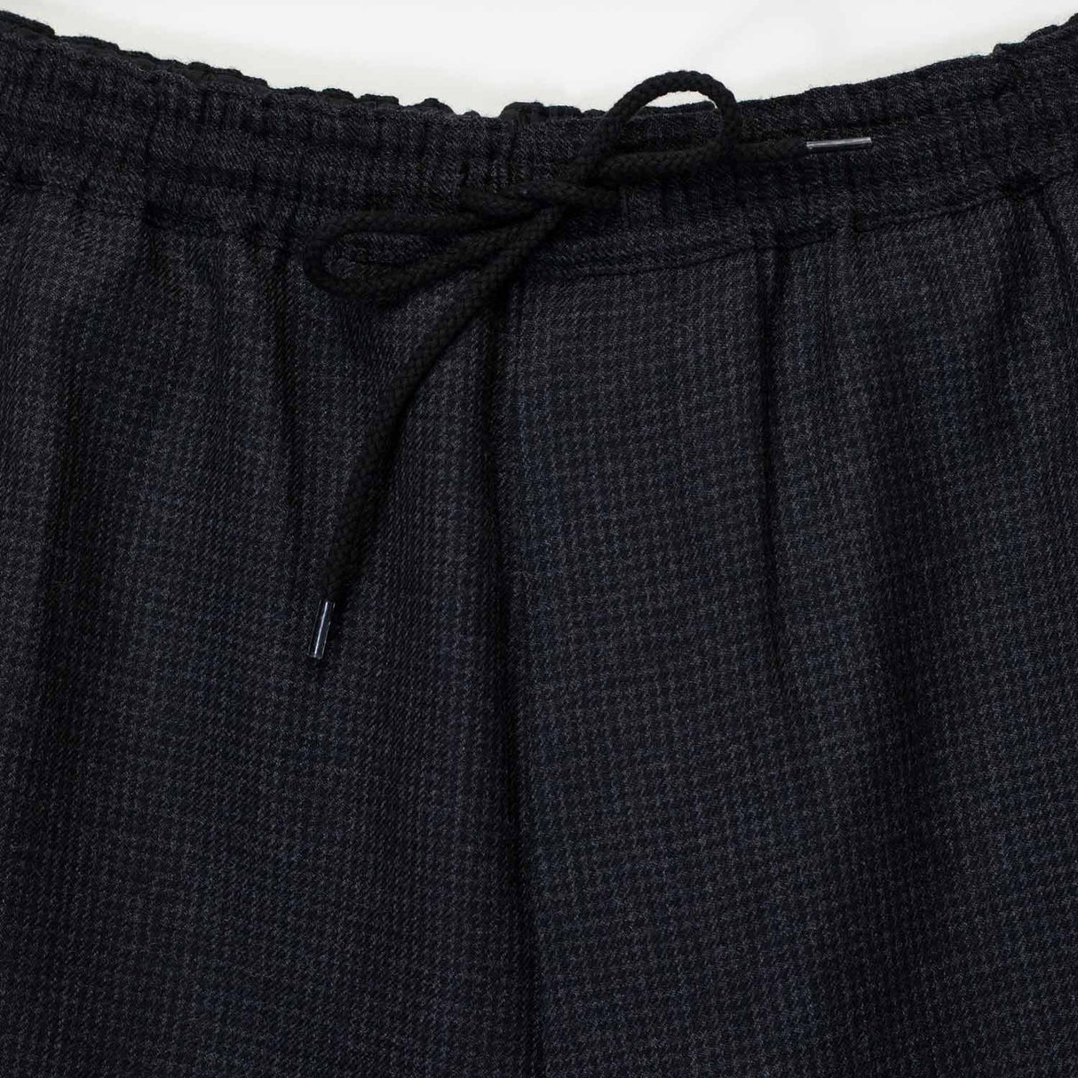 CDG Homme WOOL HOUNDSTOOTH TROUSERS, Charcoal