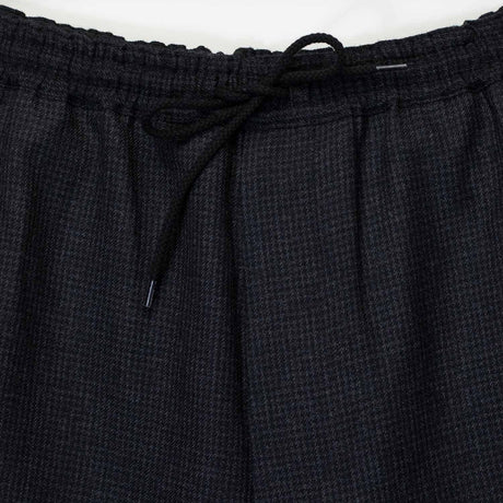 CDG Homme WOOL HOUNDSTOOTH TROUSERS, Charcoal