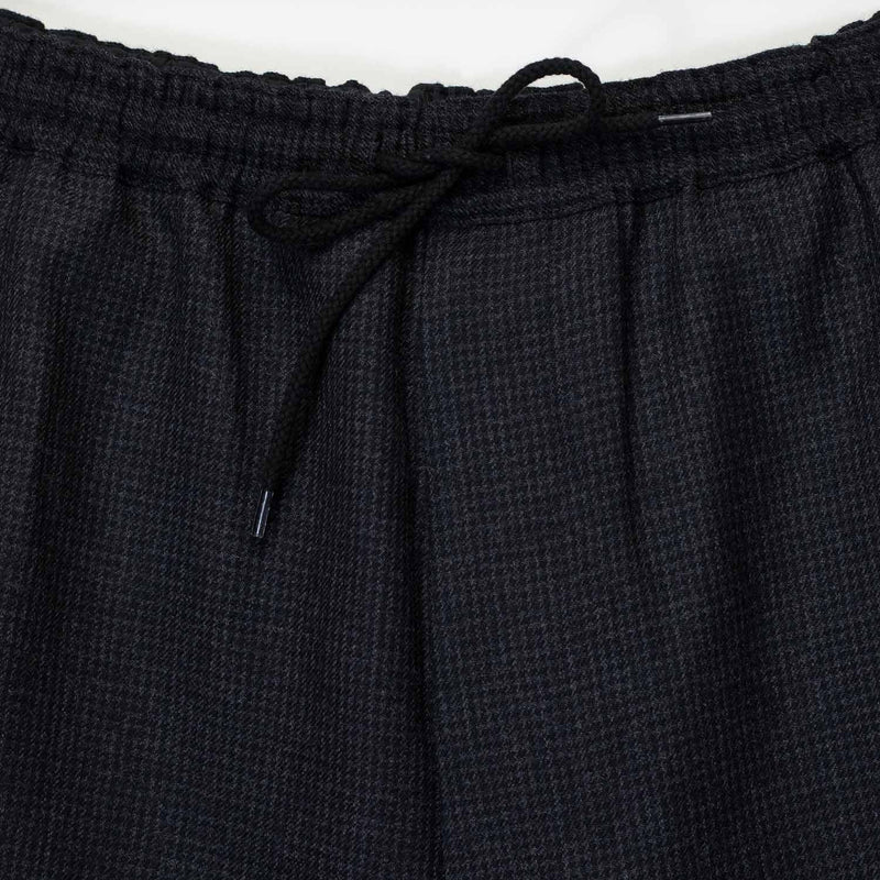 CDG Homme WOOL HOUNDSTOOTH TROUSERS, Charcoal