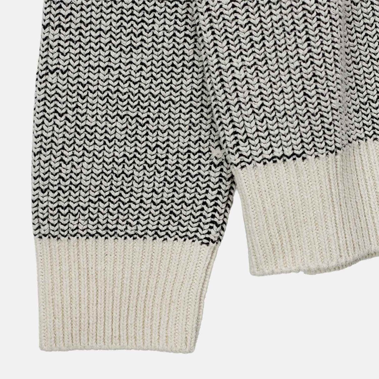 CDG Homme SWEATER, White/Black