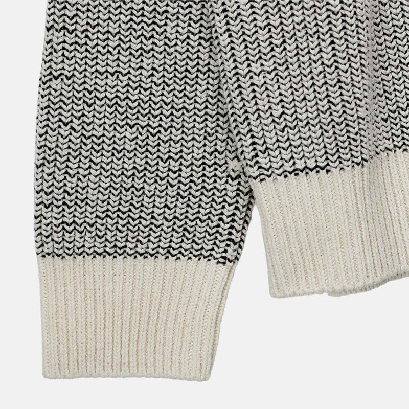 CDG Homme SWEATER, White/Black