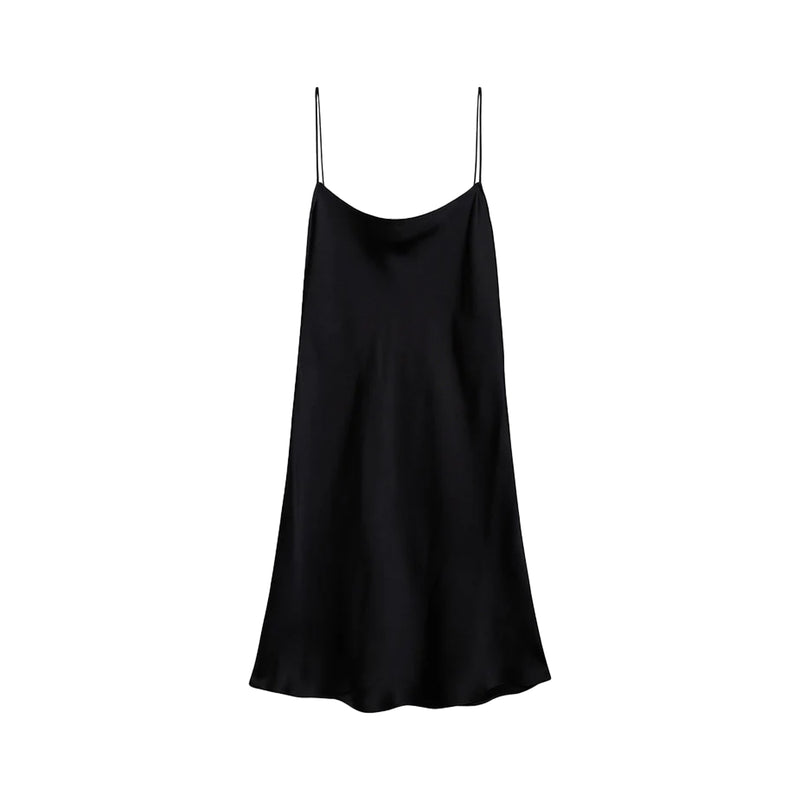Anine Bing CHLOE MINI DRESS, Black