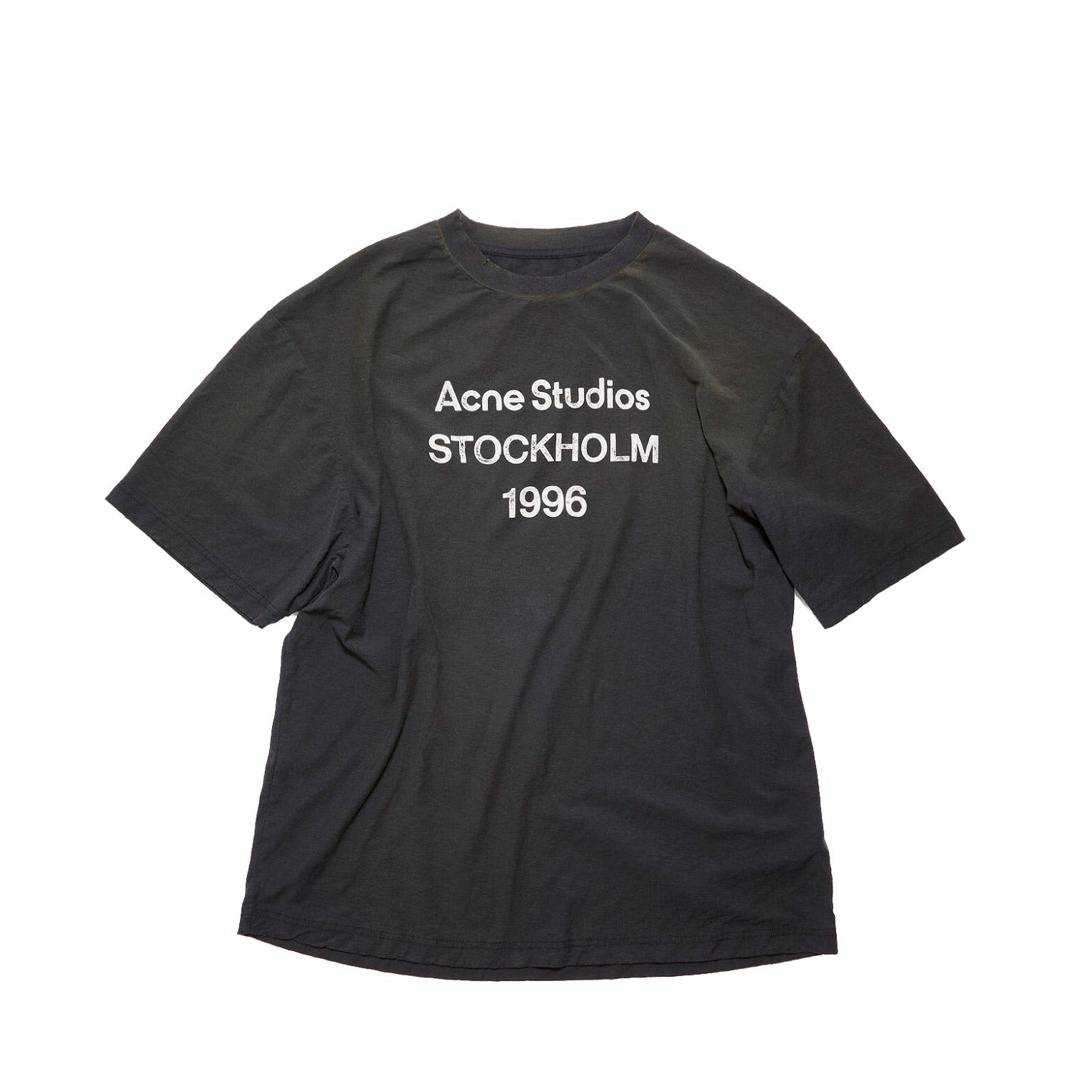 【美品】Acne Studios ブラック Tシャツ 1996 Acne Studios LOGO T-SHIRT, Faded Black – Beamhill