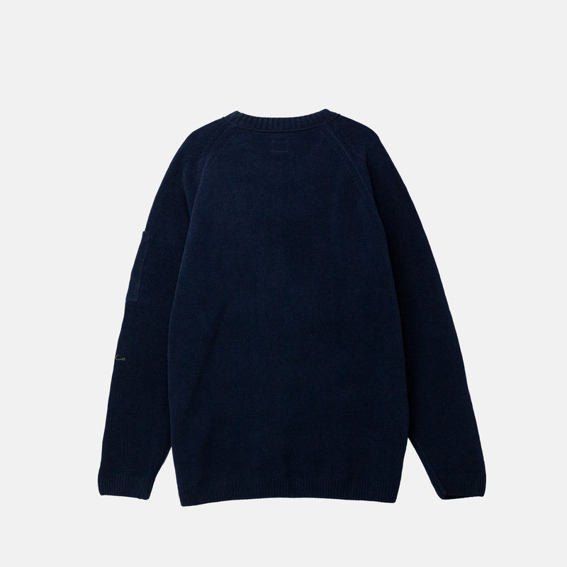 C.P. Company CREWNECK LENS SWEATER, Midnight Navy
