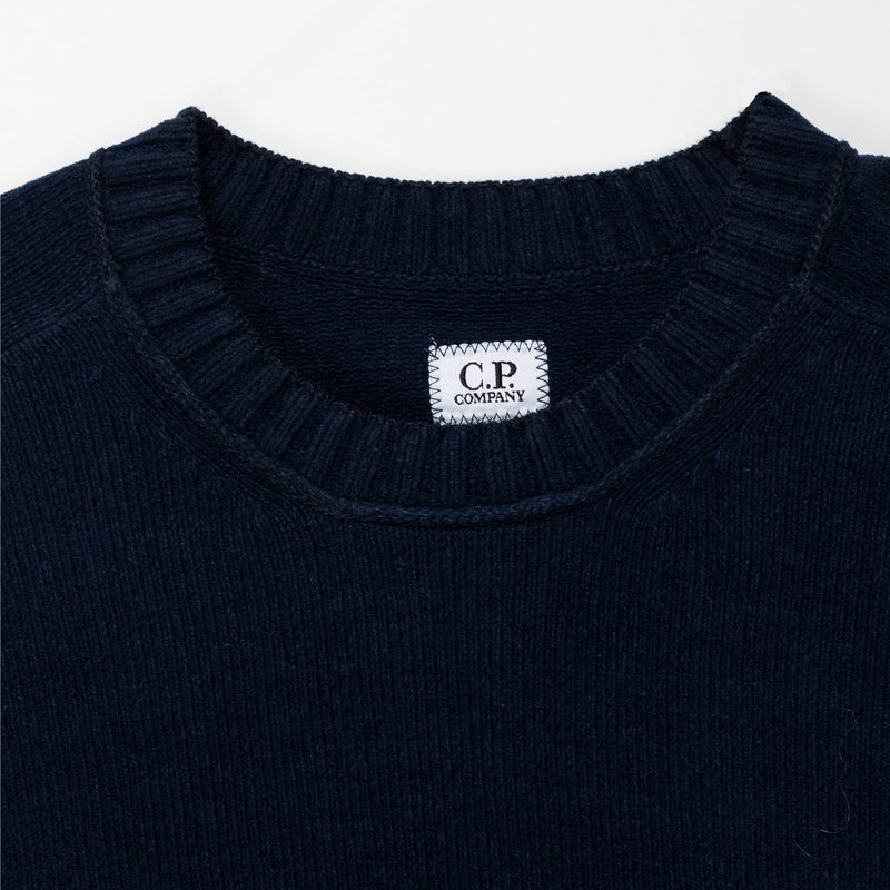 C.P. Company CREWNECK LENS SWEATER, Midnight Navy