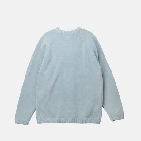 C.P. Company CREWNECK LENS SWEATER, Silver Blue