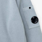 C.P. Company CREWNECK LENS SWEATER, Silver Blue