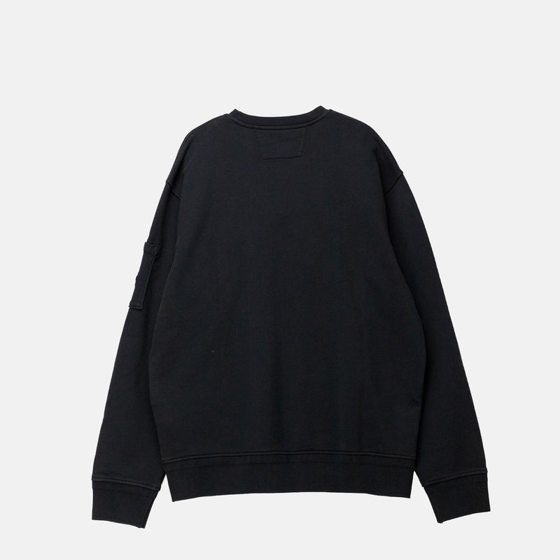 C.P. Company CREWNECK LENS SWEATSHIRT, Black