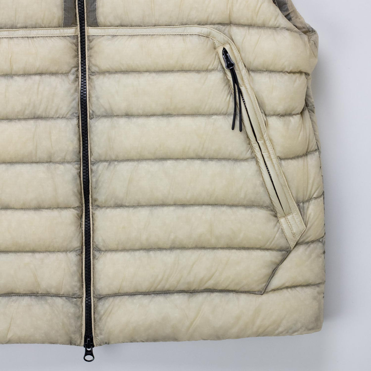 C.P. Company D.D. SHELL DOWN LENS GILET, Frozen Dew