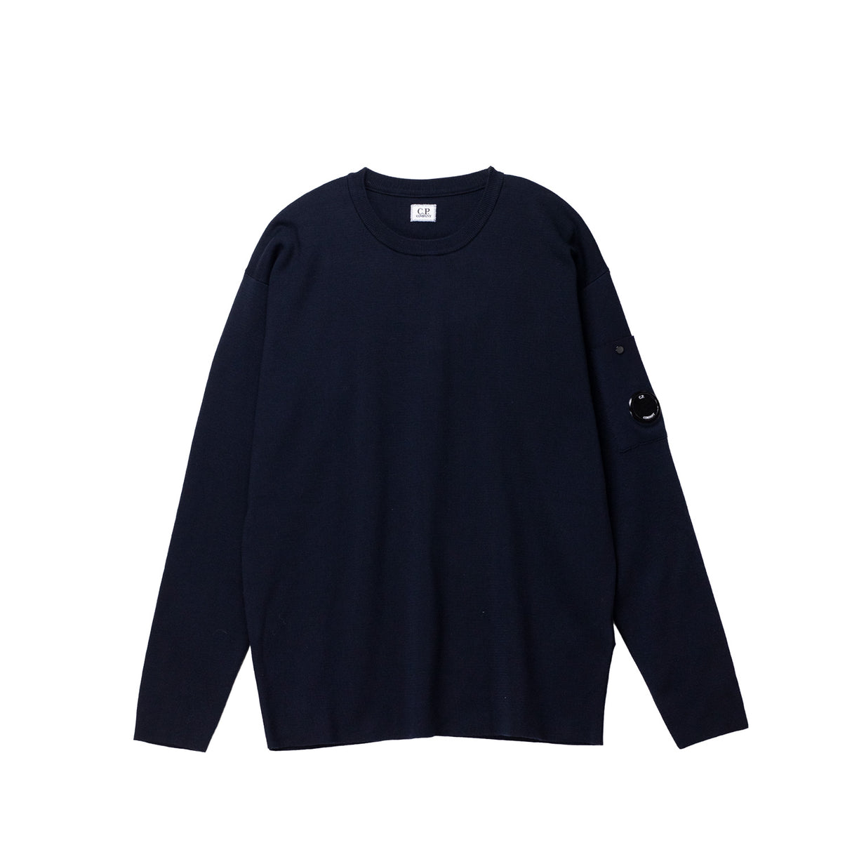 C.P. Company CREWNECK LENS SWEATER, Total Eclipse