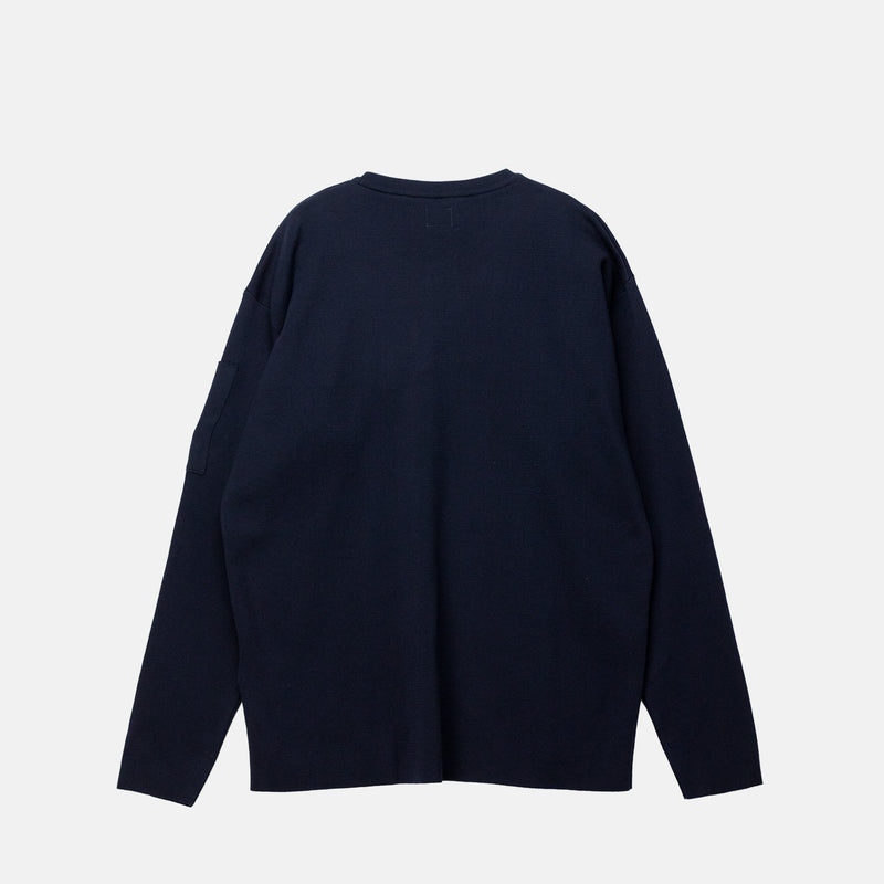 C.P. Company CREWNECK LENS SWEATER, Total Eclipse